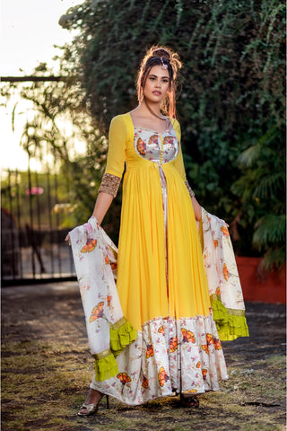 Solin Anarkali Set
