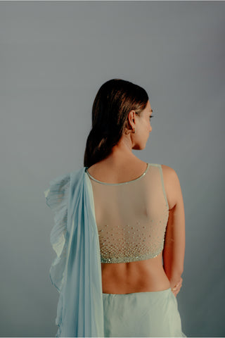 Leher Saree Set